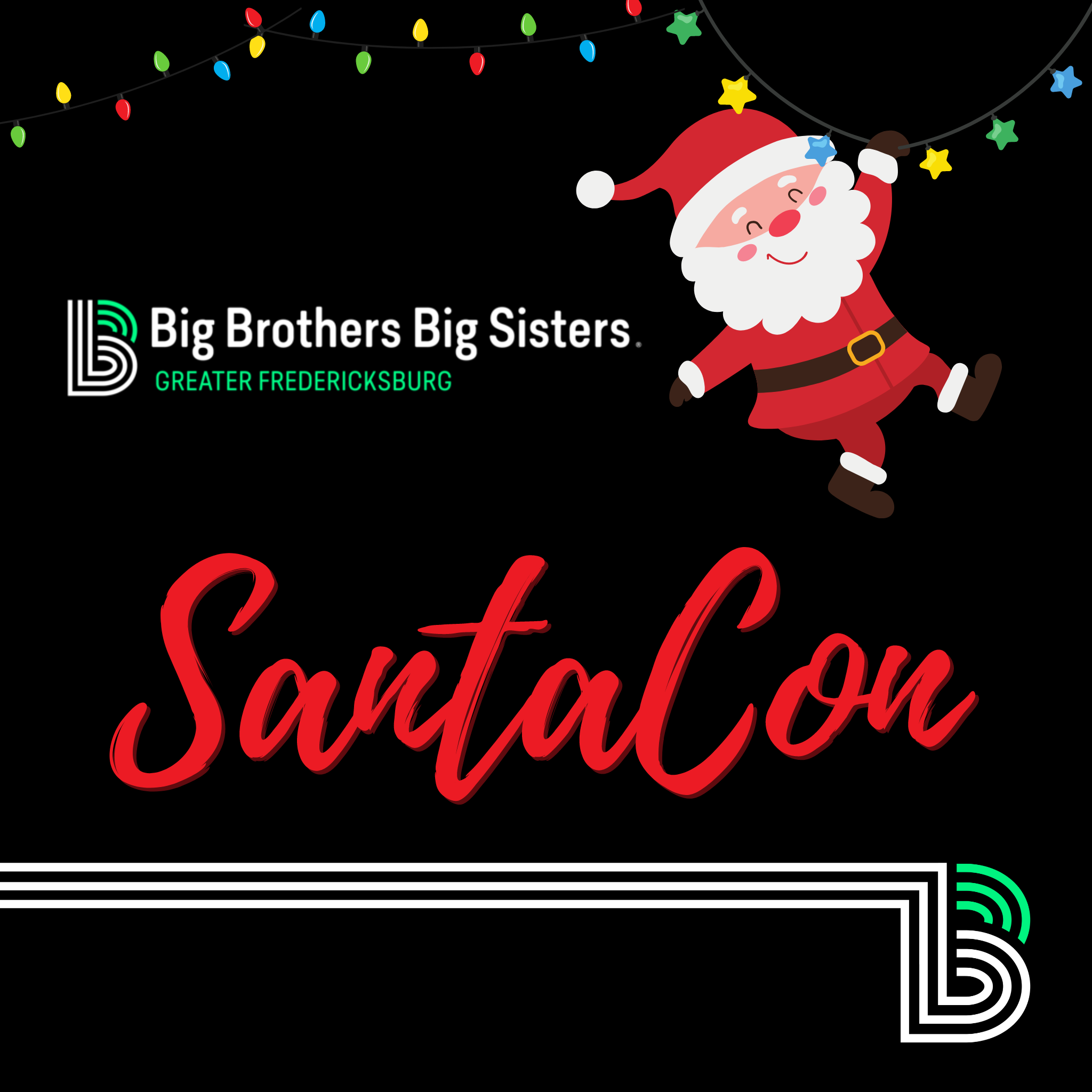 BBBS Greater Fredericksburg SantaCon 2024 - logo