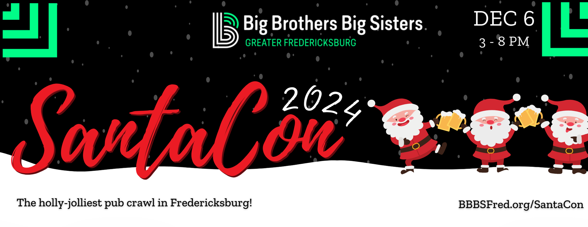 BBBS Greater Fredericksburg SantaCon 2024